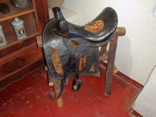 Old Side-Saddle on display.